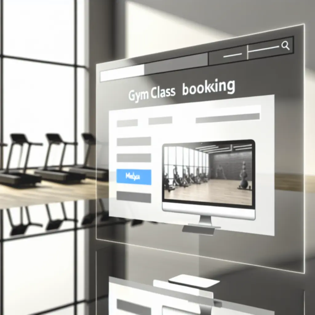 Digitális kijelzőn megjelenő BodyFoorce órarend