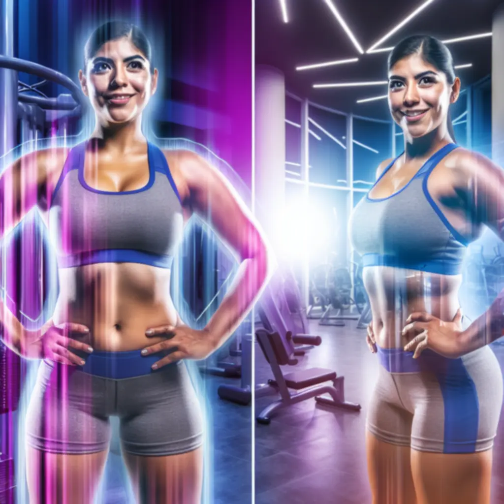 BodyFoorce tag látványos fizikai átalakulásának bemutatása a konditeremben